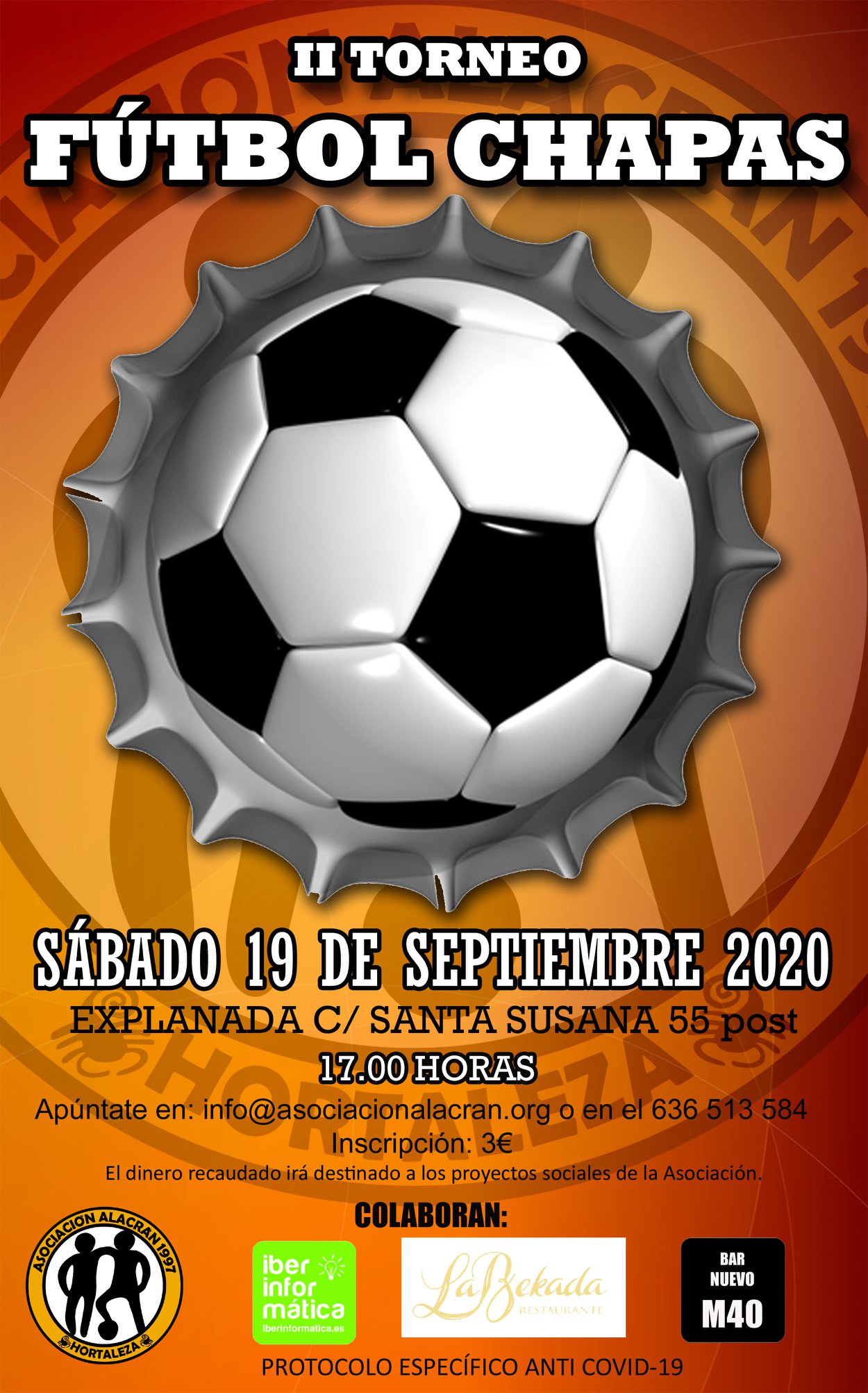 Cartel torneo de chapas