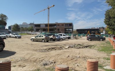 Una base del Samur en lugar de la biblioteca