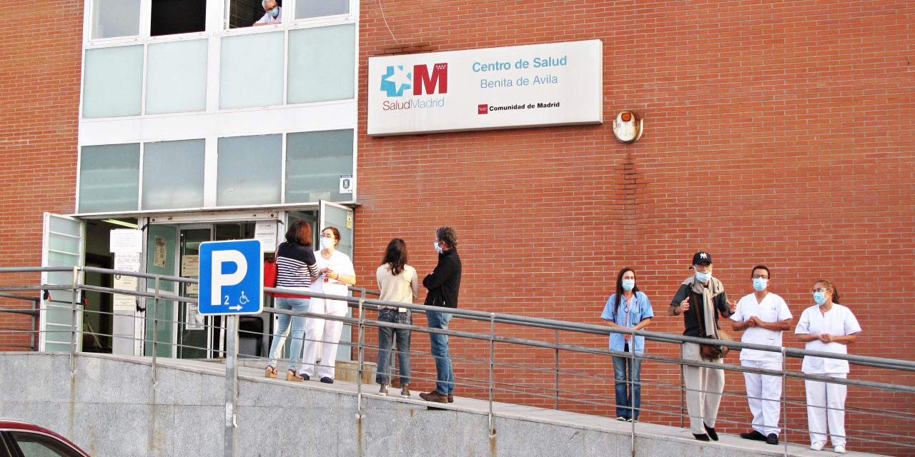 Vuelven las concentraciones en apoyo a la sanidad pública en Hortaleza