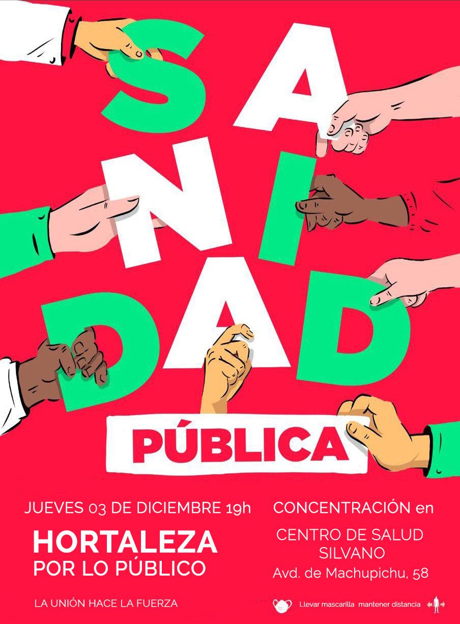 Concentracion en centro salud Silvano