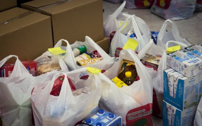 Campaña de recogida de alimentos en el Spartac de Manoteras