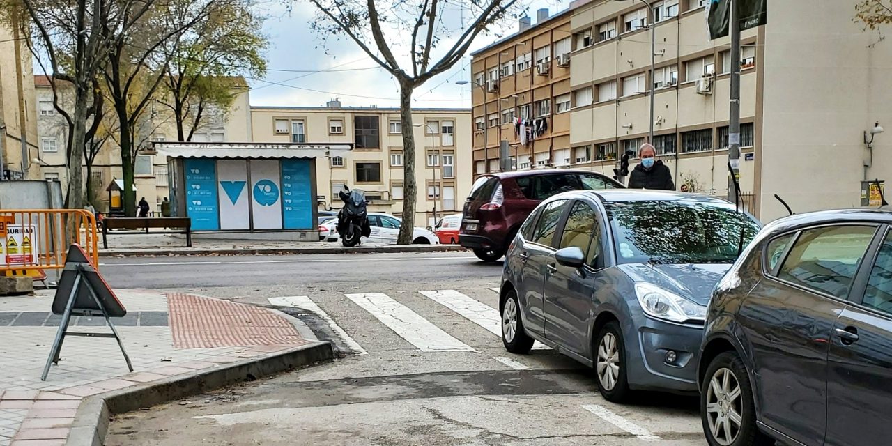 Un embudo en la calle Servator de Canillas