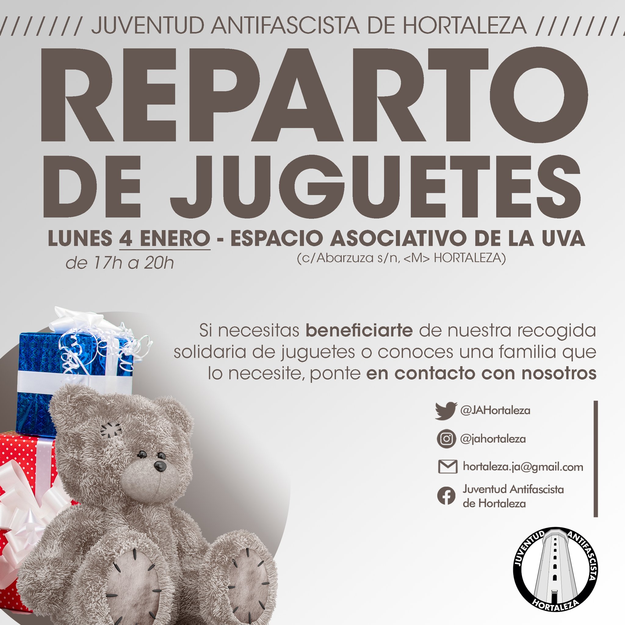 Reparto de juguetes UVA Hortaleza