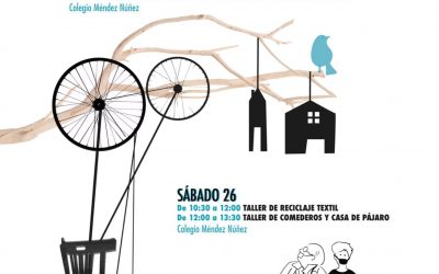 Taller de reciclaje intergeneracional en Manoteras