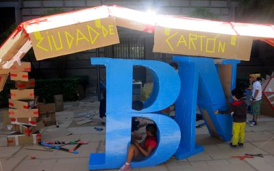 Navidad en Manoteras: Taller Desafío de Cartón