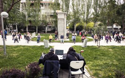 El Día del Libro en Hortaleza y Juan Carlos Aragoneses