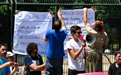 Así fue la primera asamblea del 15-M en Hortaleza