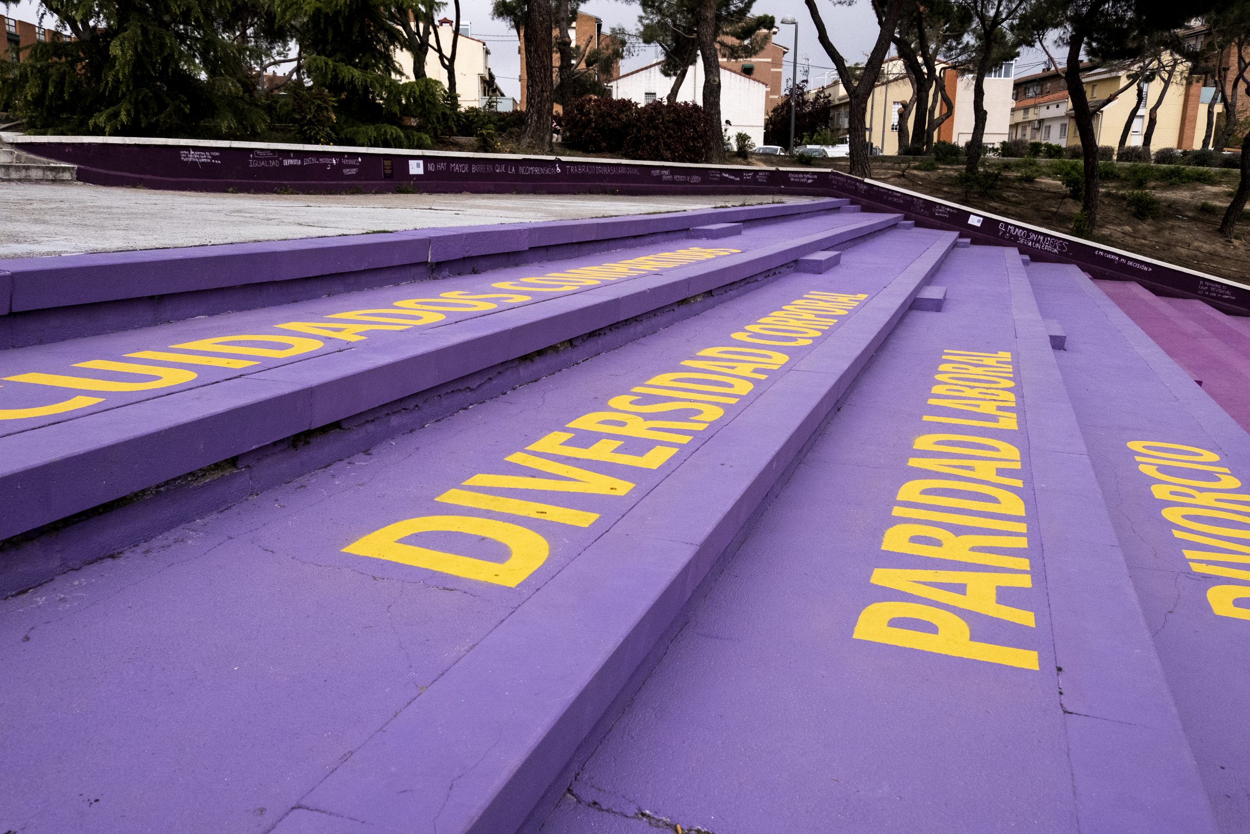 mural feminista batucada La Tribu