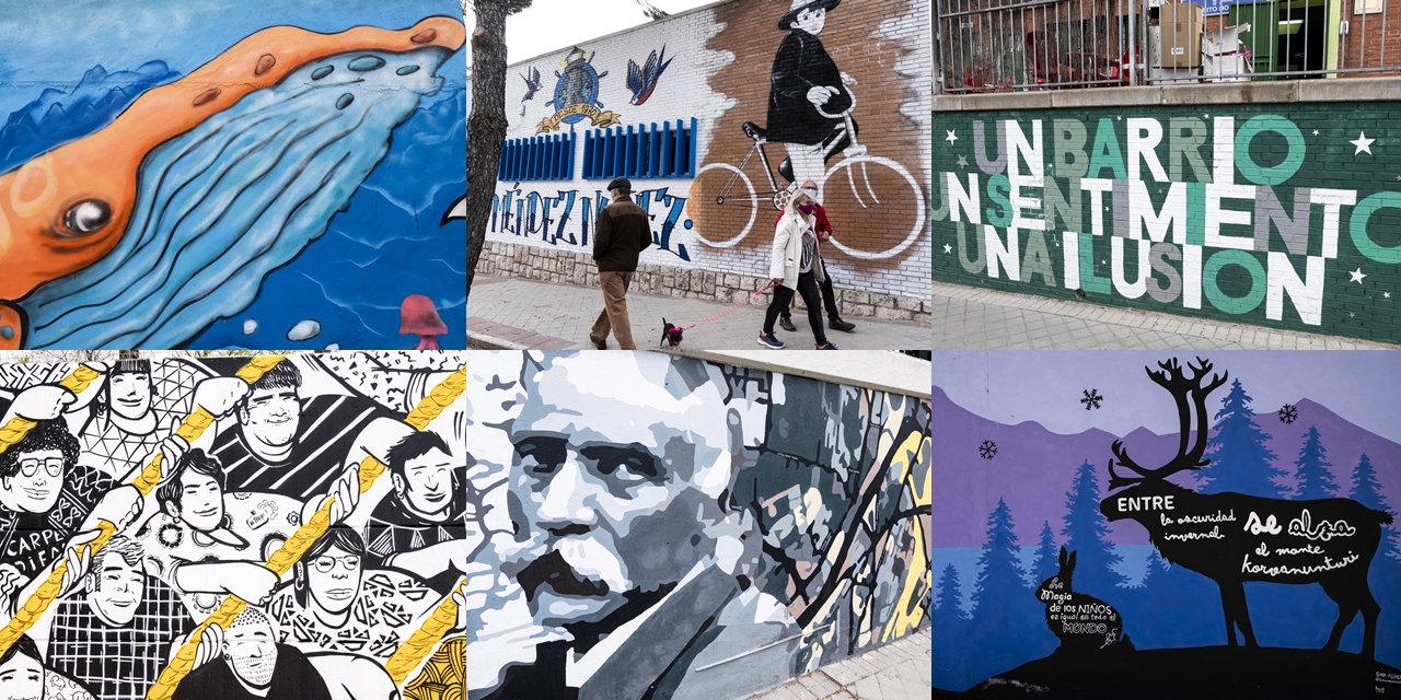 Una ruta a través de los murales de Hortaleza
