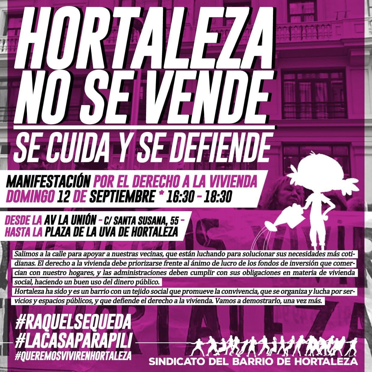 Mani vivienda Hortaleza 12 septiembre