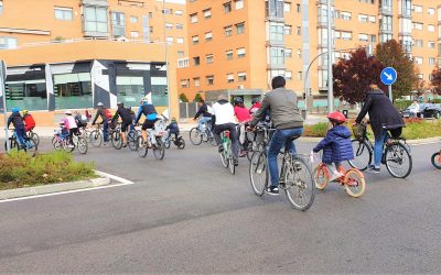 Sanchinarro sigue reivindicando el uso de la bicicleta