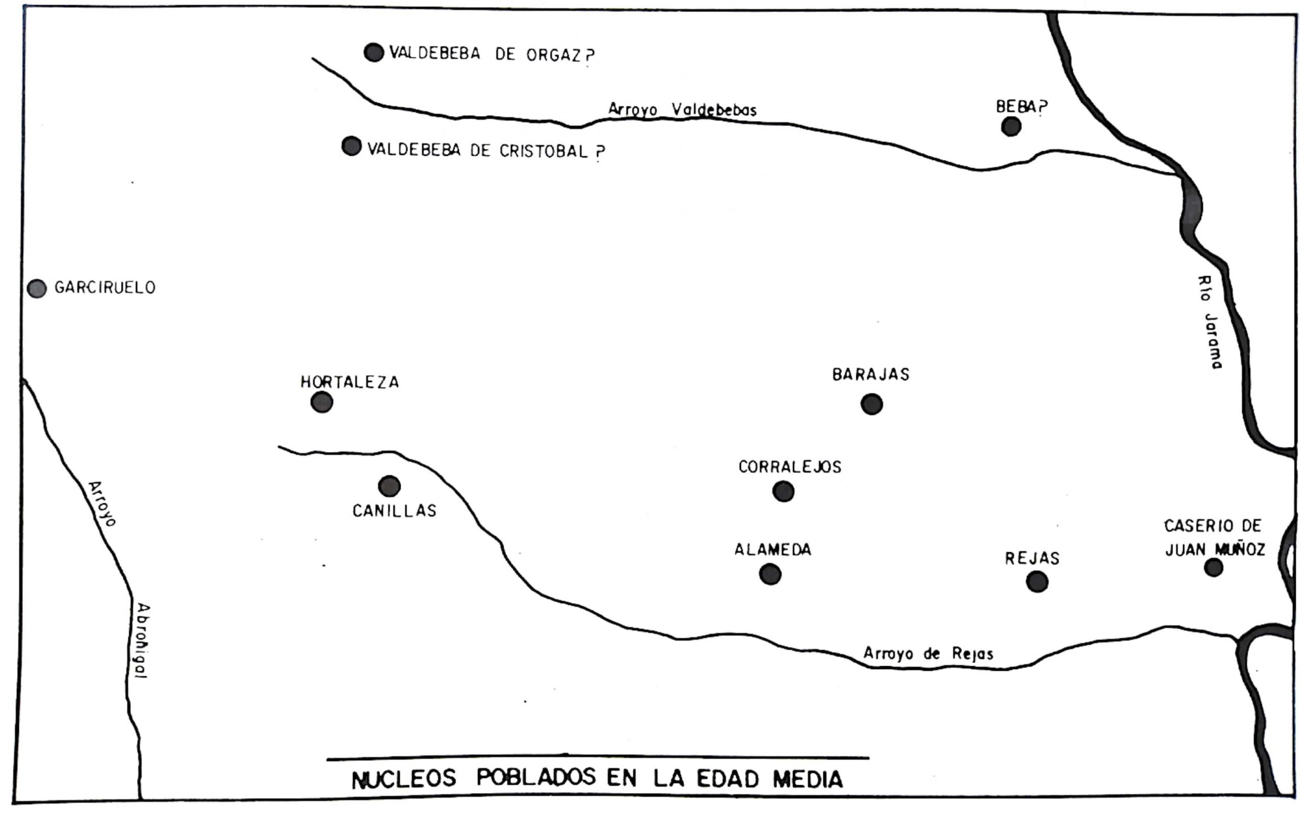 Nucleos poblados en la Edad Media scaled