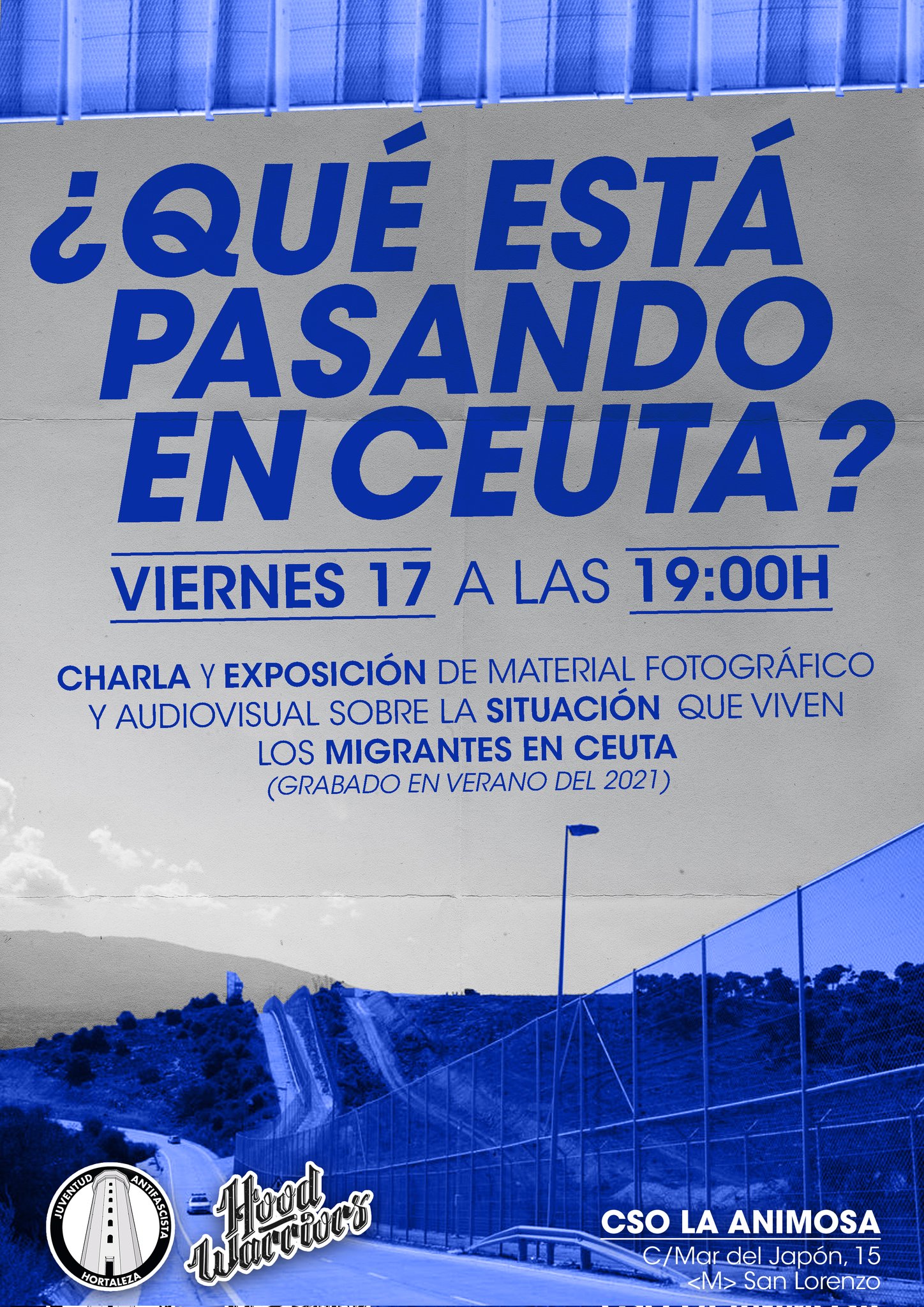 proyección sobre Ceuta