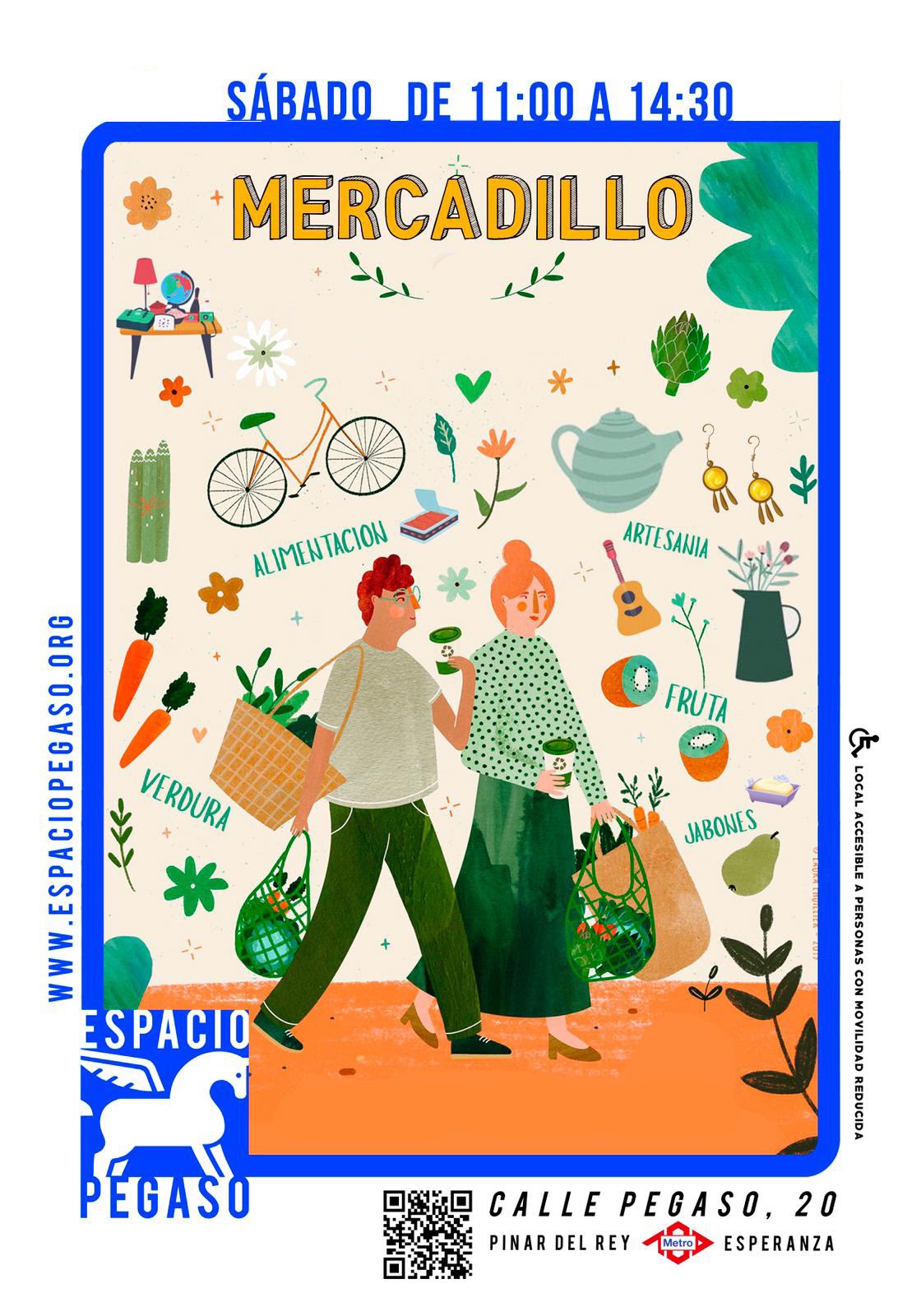 Mercadillo en el Espacio Pegaso