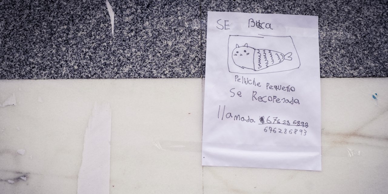 Jimena busca su peluche