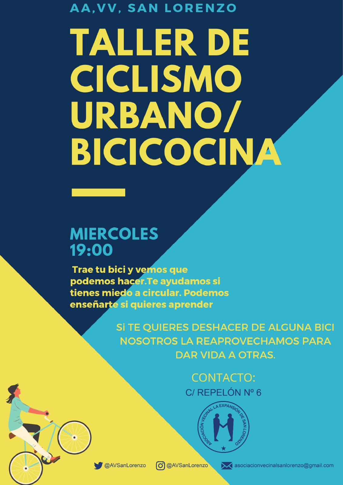 Taller de ciclismo urbano San Lorenzo