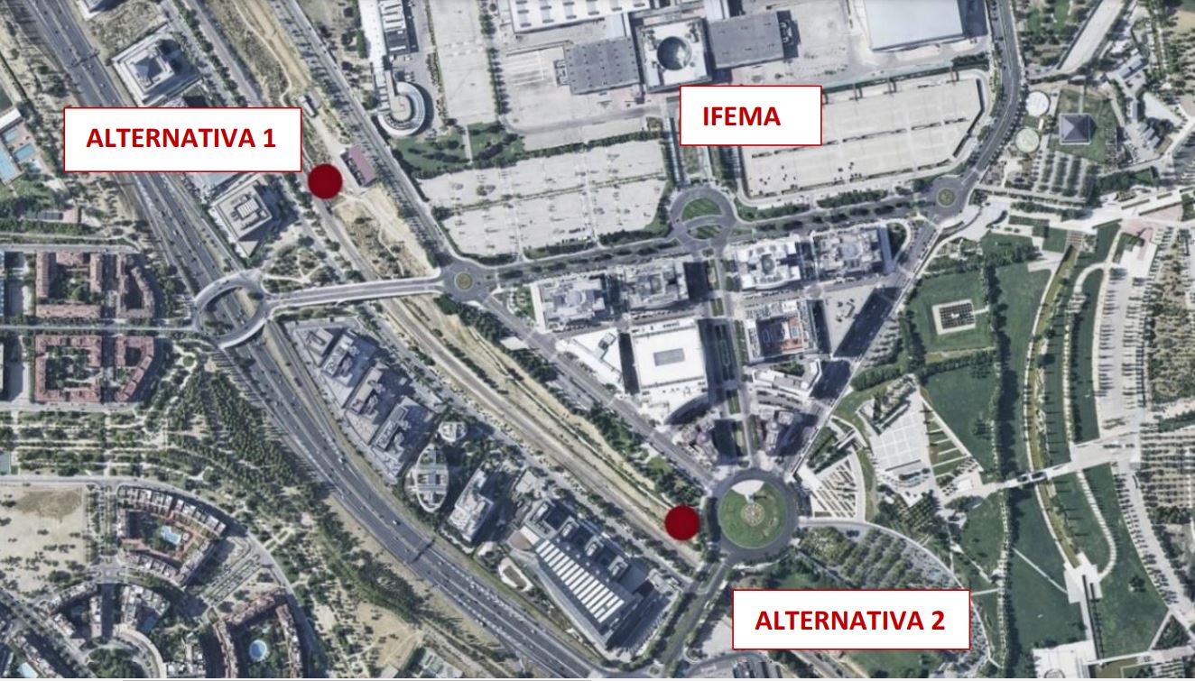 Mapa Cercanias Campo de las Naciones