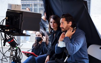 El día que Penélope rodó en la UVA de Hortaleza