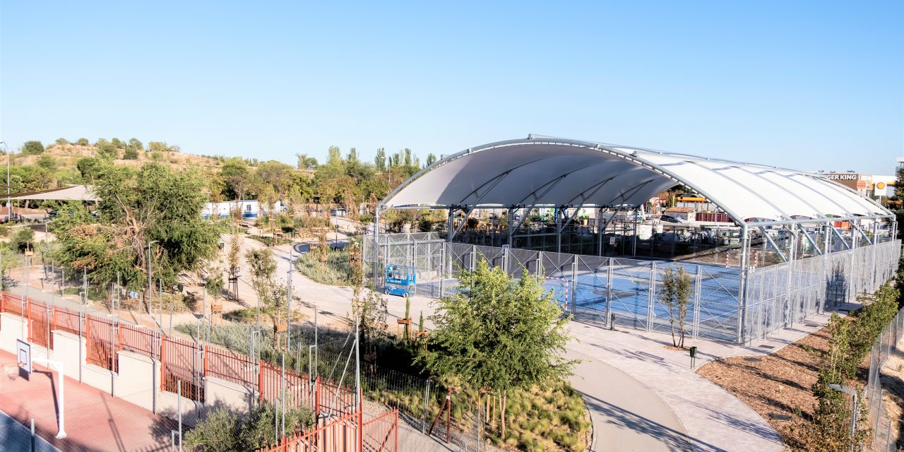 La nueva zona de ocio del colegio Juan Zaragüeta, para finales de año