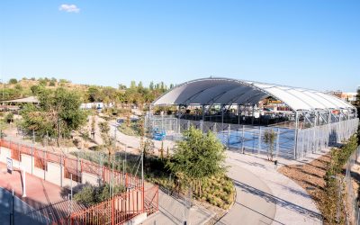 La nueva zona de ocio del colegio Juan Zaragüeta, para finales de año