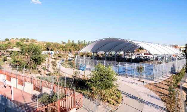 La nueva zona de ocio del colegio Juan Zaragüeta, para finales de año