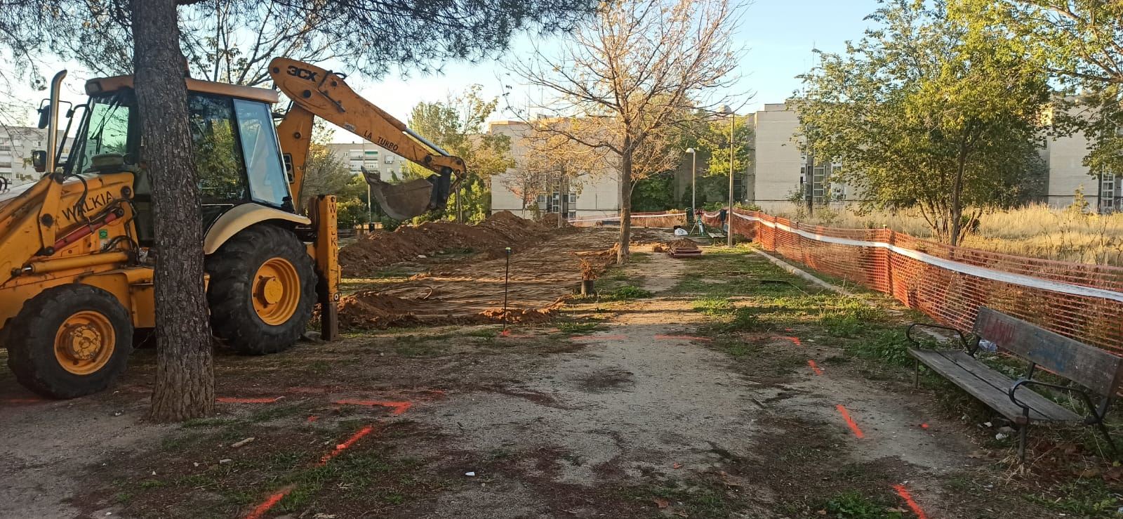 Obras en el parque del encuentro 2