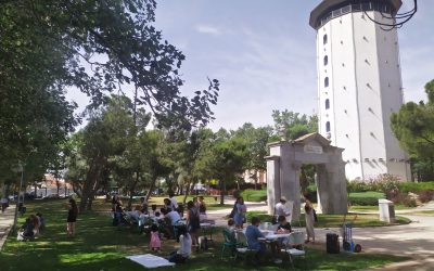 Dibujando Hortaleza en Huerta de la Salud
