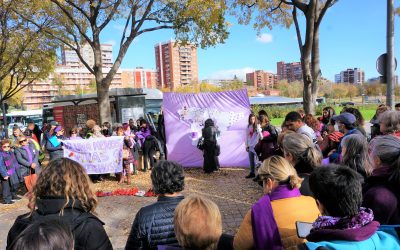La Hortaleza feminista alza la voz contra la violencia machista