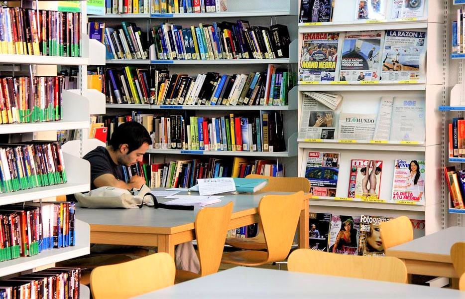 La biblioteca de la UVA