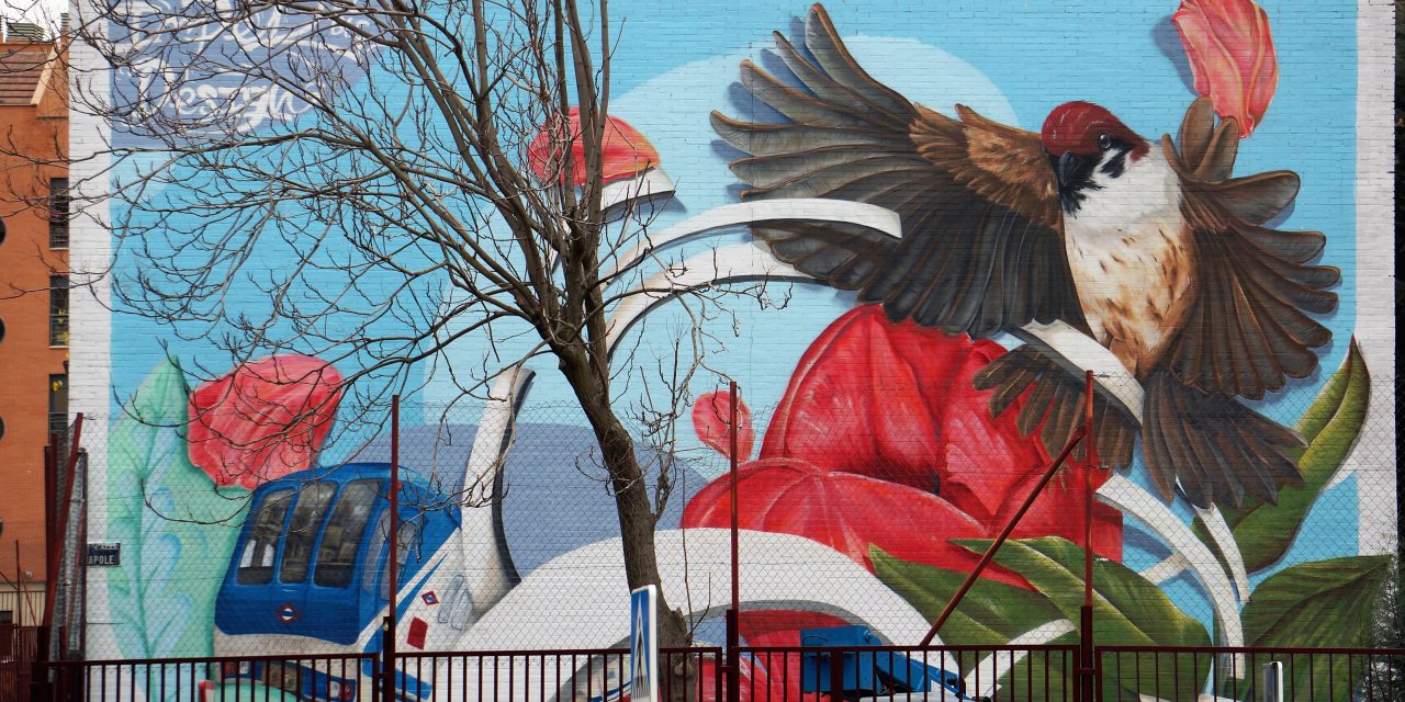 Los murales colaborativos de Imperdible Design dan color a Hortaleza