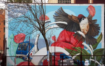 Los murales colaborativos de Imperdible Design dan color a Hortaleza