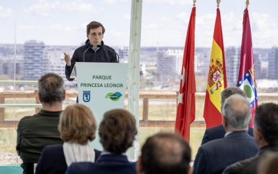 Almeida dedica a la princesa Leonor el Parque Central de Valdebebas