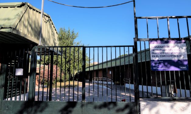 Las piscinas de verano del polideportivo Hortaleza, sin fecha de apertura