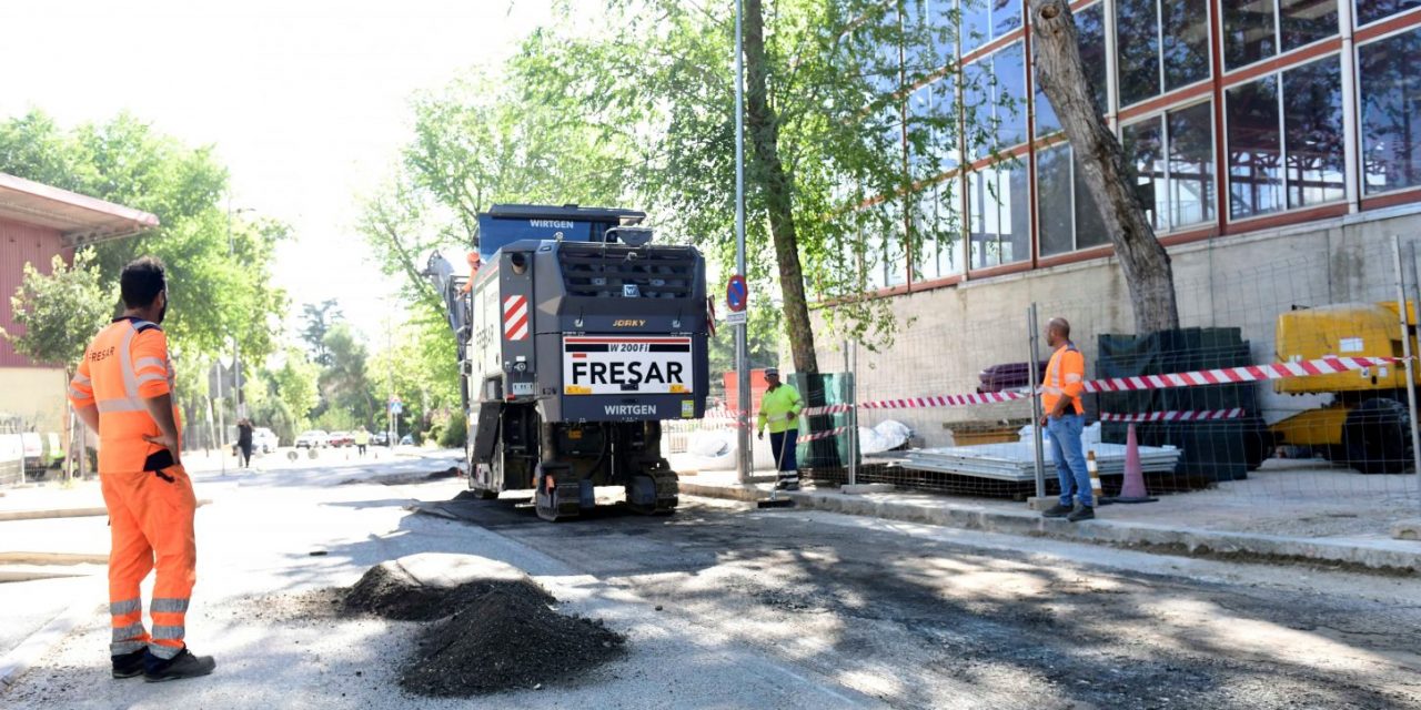 Comienza la operación asfalto, con tan solo nueve calles en Hortaleza