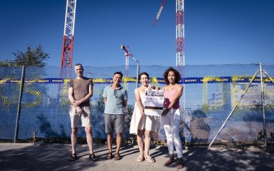 Taller de pancartas y dibujos Stop Torres Cárcavas