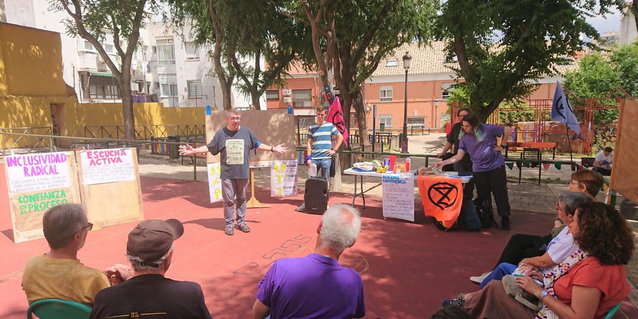 Rebelión o Extinción se asienta en Hortaleza