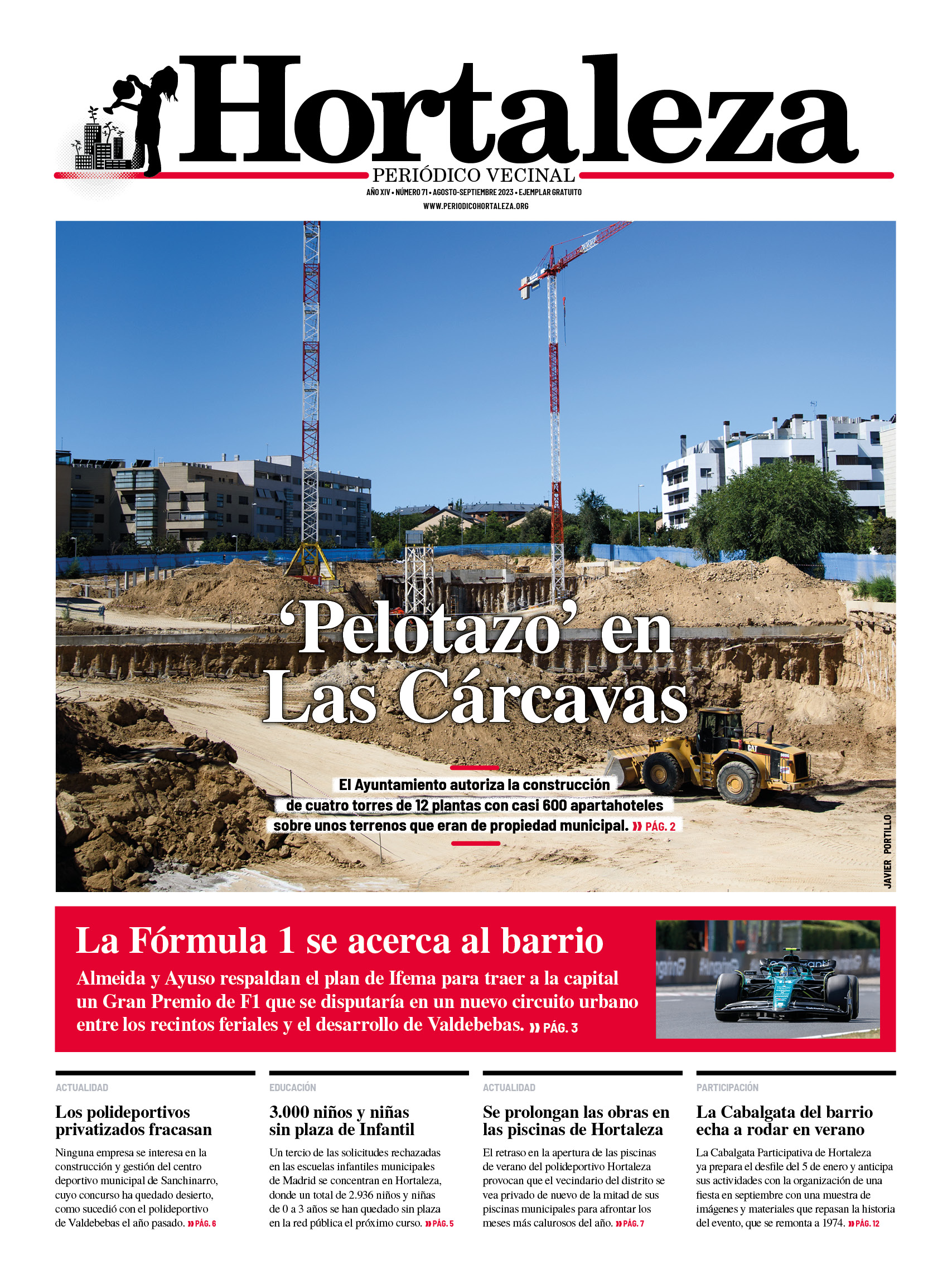 Hortaleza Periodico Vecinal Portada numero 71