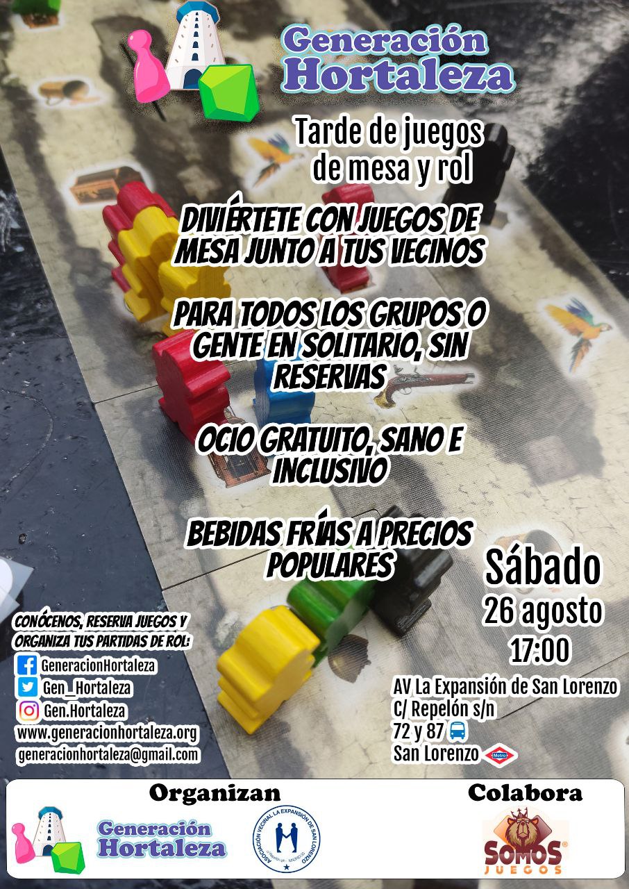Juegos de mesa San Lorenzo agosto 2023