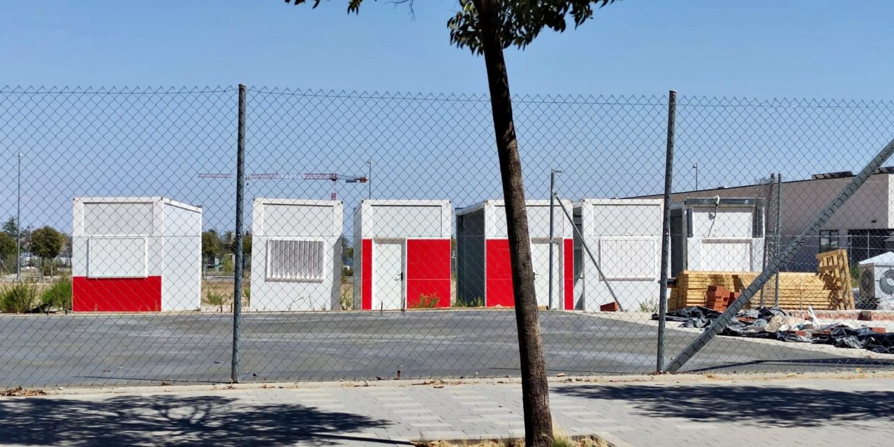 Vuelta al cole con barracones en Valdebebas