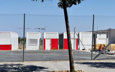 Vuelta al cole con barracones en Valdebebas