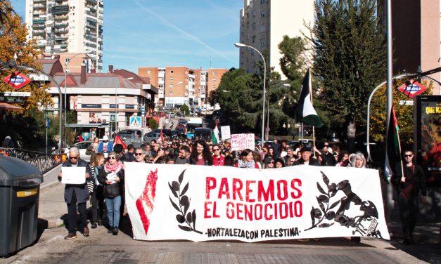 Hortaleza sale de nuevo en apoyo a Palestina