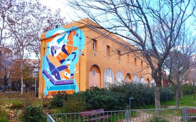 La biblioteca Huerta de la Salud se llena de color