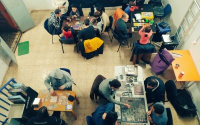 Sesión de juegos de mesa en San Lorenzo