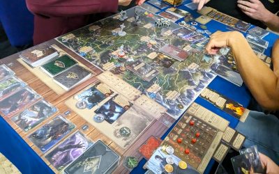 Sesión de juegos de mesa y rol en El Nido
