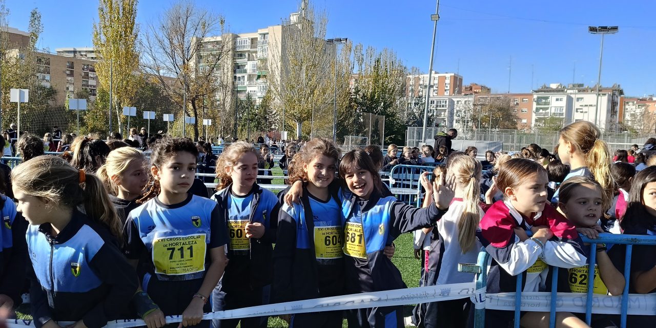 Nuevo éxito de participación en el Cross Escolar de Hortaleza