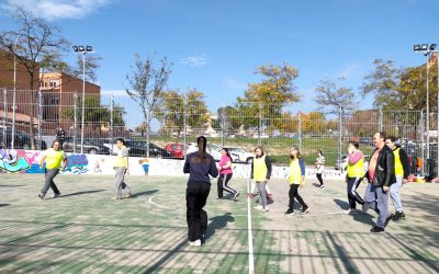 Balonmano y mural colaborativo de ‘Barrios que acompañan’