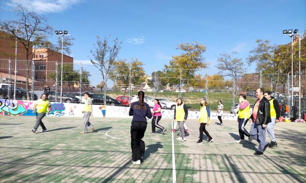 Balonmano y mural colaborativo de ‘Barrios que acompañan’