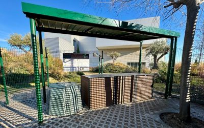 Inauguración del área de compostaje comunitario de Sanchinarro