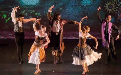 Baile tradicional ibérico en el Espacio Pegaso