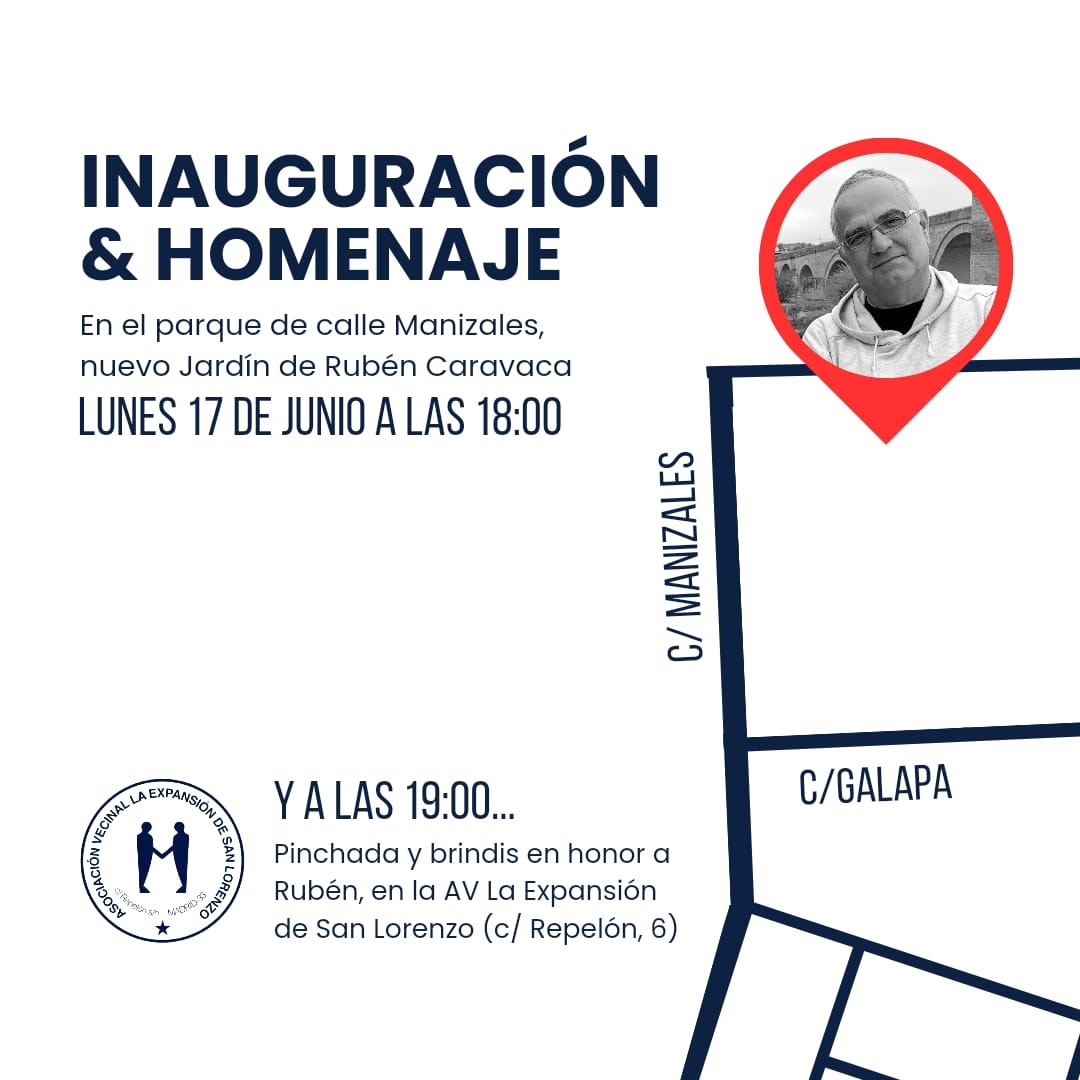 Inauguracion jardin Ruben Caravaca